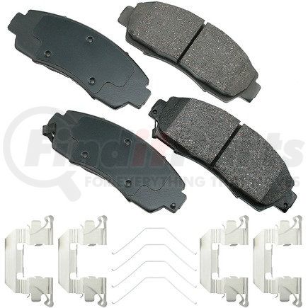 Akebono ASP1089A Performance Ultra Premium Ceramic Disc Brake Pad Kit