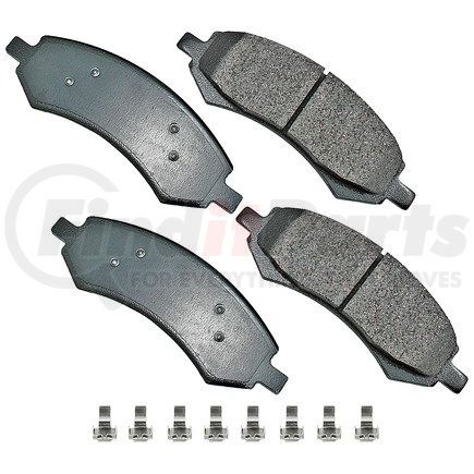 Akebono ASP1084A Performance Ultra Premium Ceramic Disc Brake Pad Kit