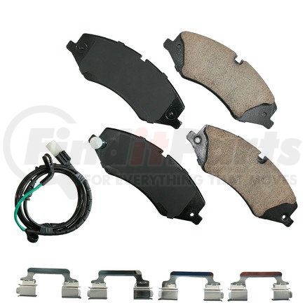 Akebono EUR1479 EURO Ultra Premium Ceramic Disc Brake Pad Kit