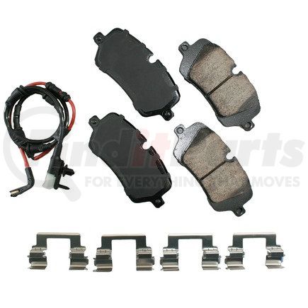 Akebono EUR1692 EURO Ultra Premium Ceramic Disc Brake Pad Kit