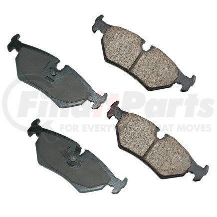 Akebono EUR517 EURO Ultra Premium Ceramic Disc Brake Pad Kit