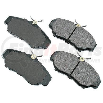 Akebono EUR676 EURO Ultra Premium Ceramic Disc Brake Pad Kit