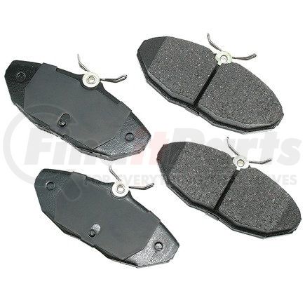 Akebono EUR806 EURO Ultra Premium Ceramic Disc Brake Pad Kit