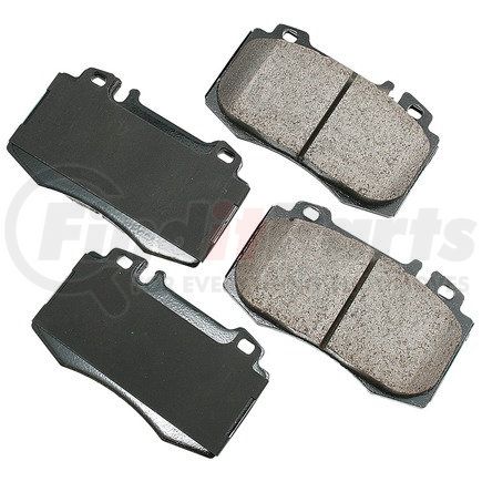 Akebono EUR847 EURO Ultra Premium Ceramic Disc Brake Pad Kit