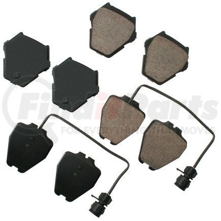 Akebono EUR912A EURO Ultra Premium Ceramic Disc Brake Pad Kit