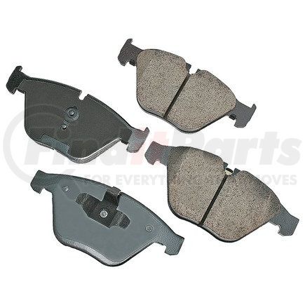 Akebono EUR918A EURO Ultra Premium Ceramic Disc Brake Pad Kit