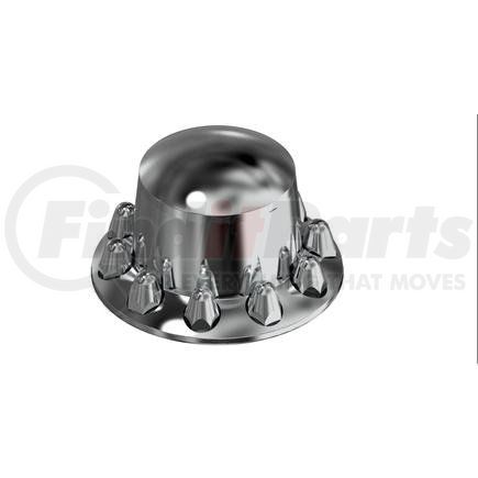 American Chrome 15500 ABS Rear Cover Kit- Removable Cap, 10 Lug, 1.5 in. Push On with Flange