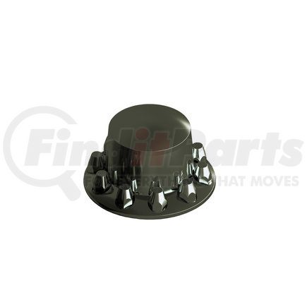 American Chrome 15605 ABS Black Rear Cover Kit- Removable Cap, 10 Lug, 33mm Threads with Flange