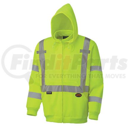 PIONEER SAFETY V1060461U-2XL Hi-Viz Fleece Hoodie