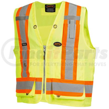 Pioneer Safety V1010141U-2XL Multi-Pocket Surveyor Vest