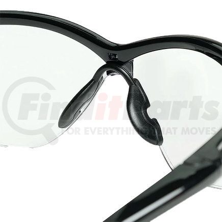 Jackson Safety 50000 Jackson SG Safety Glasses - Clear Lens, Black Frame, Hardcoat Anti-Scratch, Indoor