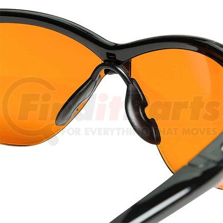Jackson Safety 50005 Jackson SG Safety Glasses - Blue Shield Lens, Black Frame, Hardcoat Anti-Scratch, Outdoor