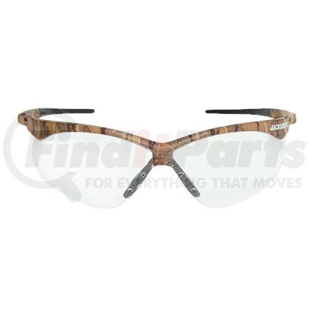 Jackson Safety 50012 Jackson SG Safety Glasses - Clear Lens, Camo Frame, Sta-Clear™ Anti-Fog, Indoor