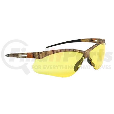Jackson Safety 50013 Jackson SG Safety Glasses - Amber Lens, Camo Frame, Sta-Clear™ Anti-Fog, Low Light