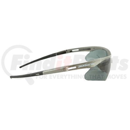 Jackson Safety 50028 Jackson SGF Safety Glasses - Smoke Lens, Gunmetal Frame, Hardcoat Anti-Scratch, Outdoor