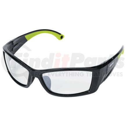 Sellstrom S72402 XP460 Safety Glasses - Black/Green, Indoor/Outdoor Lens, Uncoated