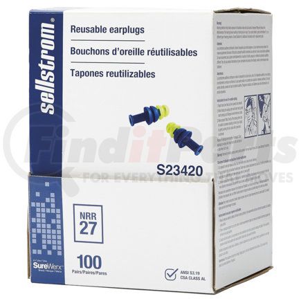 Sellstrom S23420 Reusable Ear Plugs