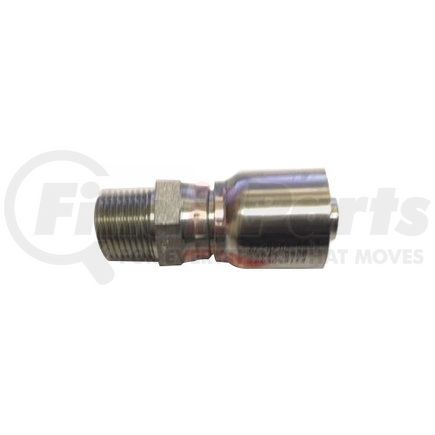 Continental AG B2-NPMX-0808 Hose Fitting, 1/2" Hose ID x 1/2-14 Male NPTF, Straight Rigid Connection