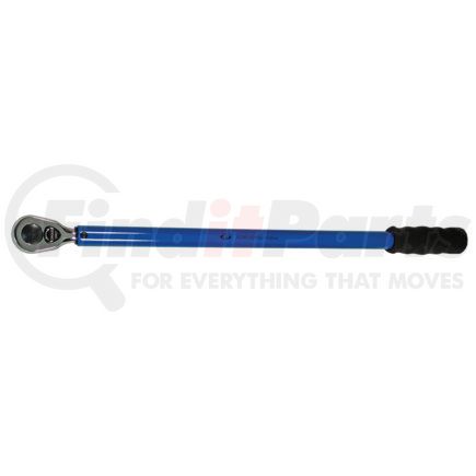 American Forge & Foundry 42080 Torque Wrench - Blue, 22.75 in. OAL, 32 Tooth, 1/2 DR 80 FT/LB Preset