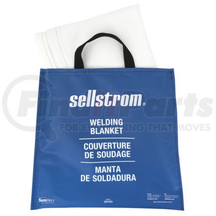 Sellstrom S97455 Blanket Fiberglass 5' x '6' with Pouch