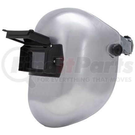 Jackson Safety 14311 Welding Helmet - Front, Passive, Silver, 2" x 4-1/4", 370 Speed Dial® Headgear