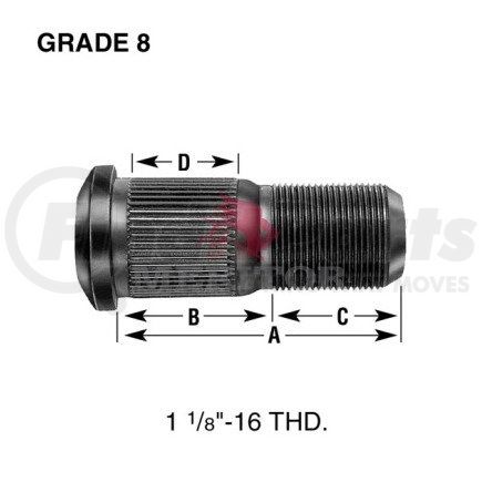 Meritor 09001669 STUD/WHEEL