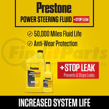 Prestone Products AS262Y Power Steering Fluid Plus Stop Leak; 12 Fluid Ounce