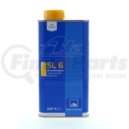 ATE Brake Products 706402 ATE SL.6 DOT 4 ISO-Class 6 Brake Fluid 706402 for Electronic Braking Systems