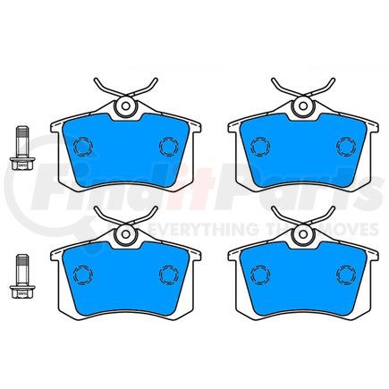 ATE Brake Products 602820 ATE Original Semi-Metallic Rear Disc Brake Pad Set 602820 for Audi, Volkswagen