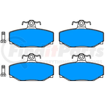 ATE Brake Products 602935 ATE Original Semi-Metallic Rear Disc Brake Pad Set 602935 for Volvo