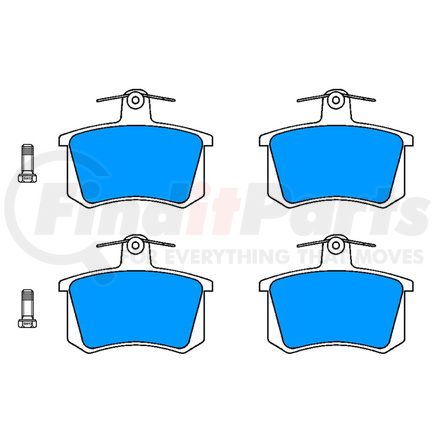 ATE Brake Products 603602 ATE Original Semi-Metallic Rear Disc Brake Pad Set 603602 for Audi