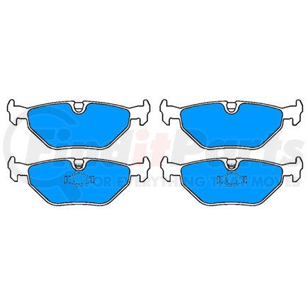 ATE Brake Products 603605 ATE Original Semi-Metallic Rear Disc Brake Pad Set 603605 for BMW, Saab