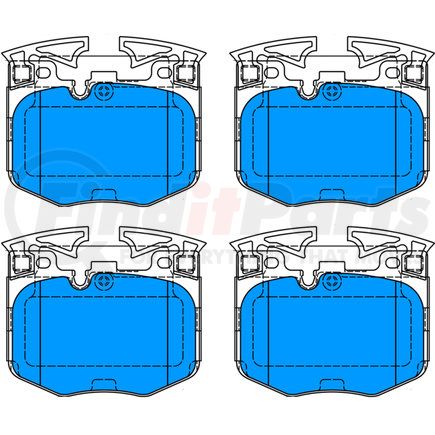 ATE Brake Products 604897 ATE Original Semi-Metallic Front Disc Brake Pad Set 604897 for BMW, Toyota