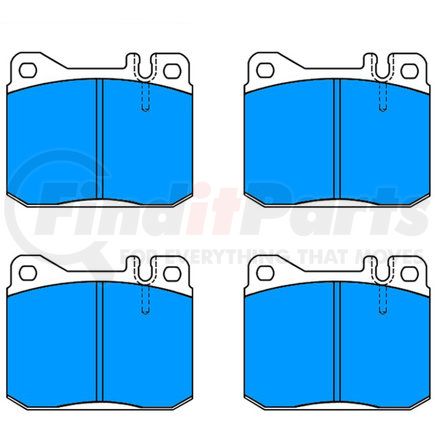 ATE Brake Products 609029 ATE Original Semi-Metallic Front Disc Brake Pad Set 609029 for Mercedes-Benz