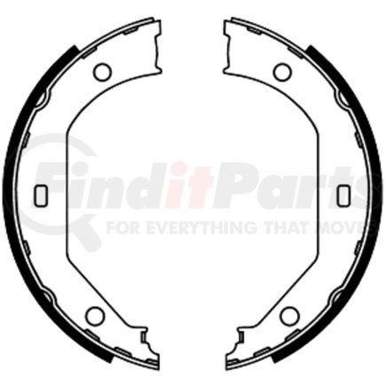 ATE Brake Products 650305 ATE Parking Brake Shoe Set 650305 for BMW