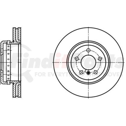 ATE Brake Products 424251 ATE Original Rear Disc Brake Rotor 424251 for BMW