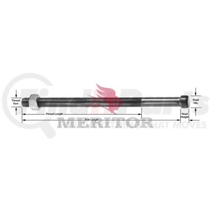 Meritor R303190 SPRING CTR BOLT