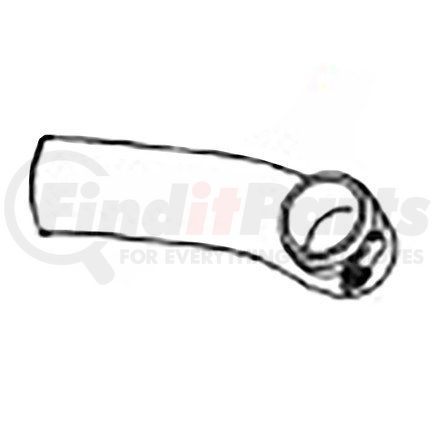 Freightliner 05-21969-000 Radiator Coolant Hose - Lower, 2.44" ID, 2.84" OD, EPDM, -40 to 150 Deg.C