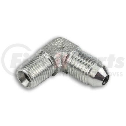 Tompkins 2501-04-02 Hydraulic Coupling/Adapter - MJ x MP 90, Male Elbow, Steel