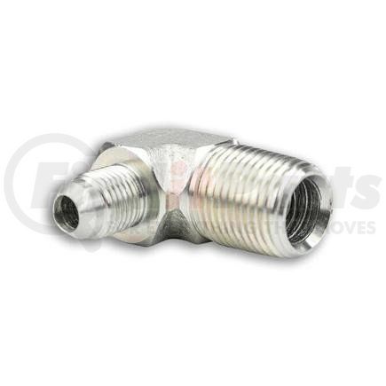 Tompkins 2501-06-08 Hydraulic Coupling/Adapter - MJ x MP 90, Male Elbow, Steel