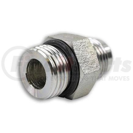 Tompkins 6400-08-10 Hydraulic Coupling/Adapter - MJ x MB,  Straight Thread Connector, Steel