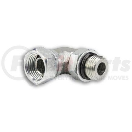 Tompkins 6500-08-08 Hydraulic Coupling/Adapter - MJ x FJ 90, Swivel Nut Elbow, Steel
