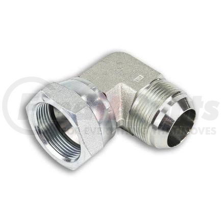 Tompkins 6500-20-20 Hydraulic Coupling/Adapter - MJ x FJ 90, Swivel Nut Elbow, Steel