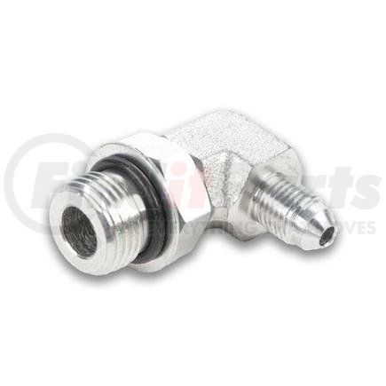 Tompkins 6801-04-08 Hydraulic Coupling/Adapter - MJ x MB 90, Straight Thread Elbow, Steel