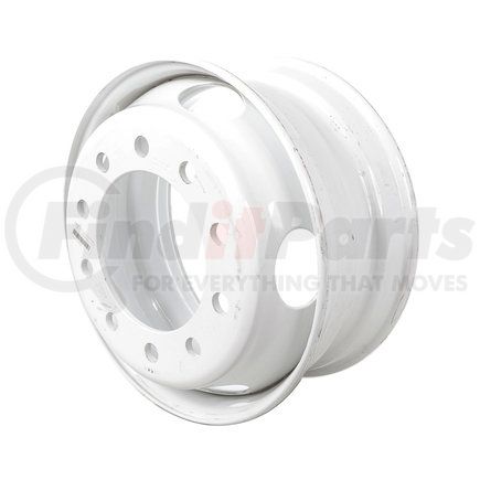 Accuride 29195PKWHT21 Wheel - ESW, 19.5x7.50RW, Steel, White