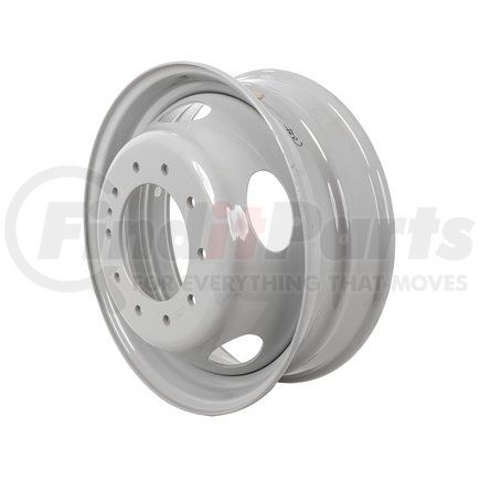 Accuride 29884PKGRY21 Accuride Steel Wheel - 19.5x6, Tubeless, Gray