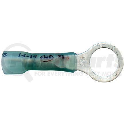 PHILLIPS INDUSTRIES 1-1877 - sta-dry® crimp, solder & seal™ ring terminals - 16-14 ga., 25 pcs., bag, 3/8", blue