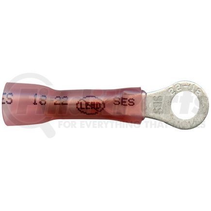 Phillips Industries 1-1878 STA-DRY CRIMP SOLDER & SEAL Ring Terminal - 22-18 Ga., #10 Stud, Red, Pack of 25