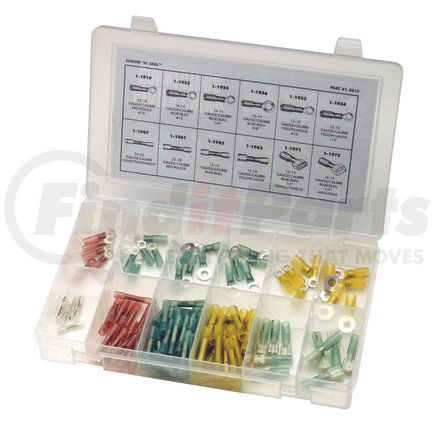 Phillips Industries 1-1900 Electrical Connectors - 115 Pieces Kit, 11 in. x 6 3/4 in.