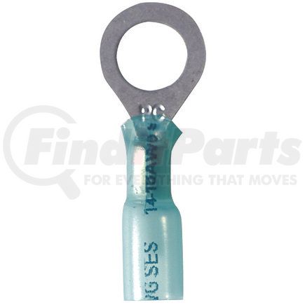 Phillips Industries 1-1925 STA-SRY Crimp & SEAL Ring Terminal - 16-14 Ga., 5/16 in. Stud, Blue, 25 Pieces